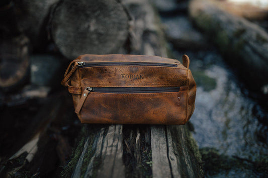 Leather Toiletry Bag