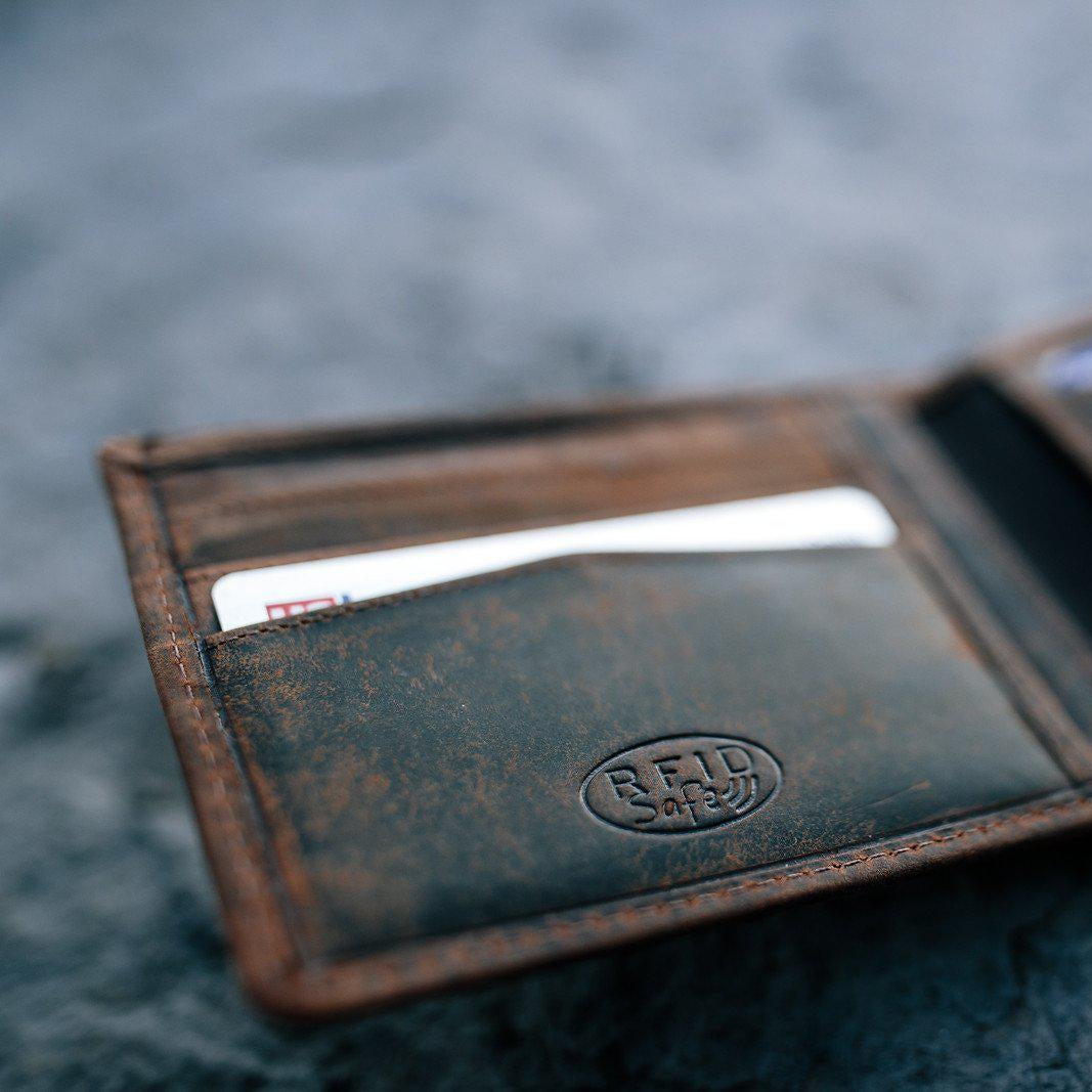 Large RFID Bifold Wallet