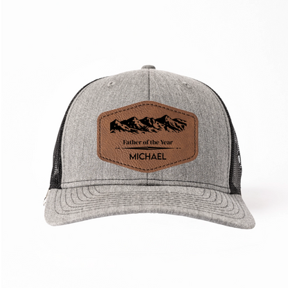 Personalized Dad Trucker Hat with Patch
