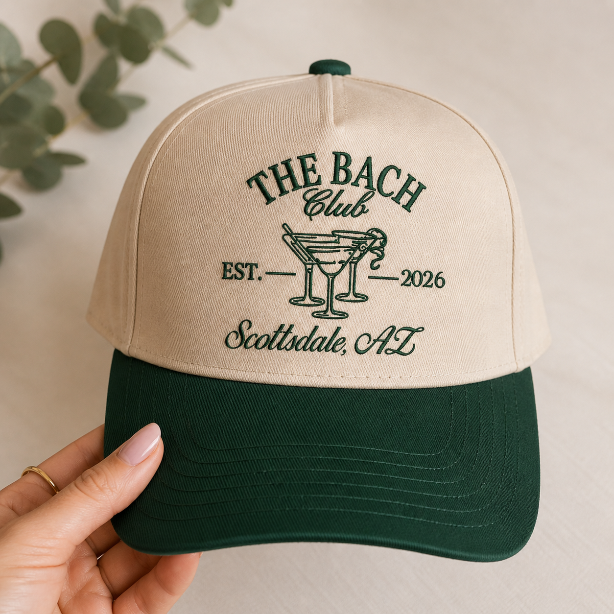 Personalized The Bach Club Embroidered Trucker Hats