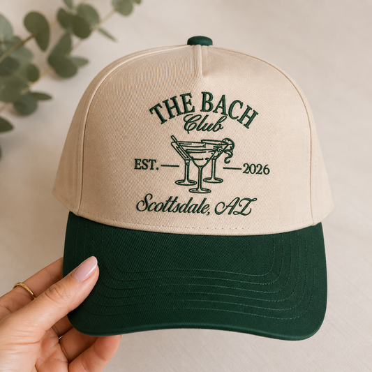 Personalized The Bach Club Embroidered Trucker Hats