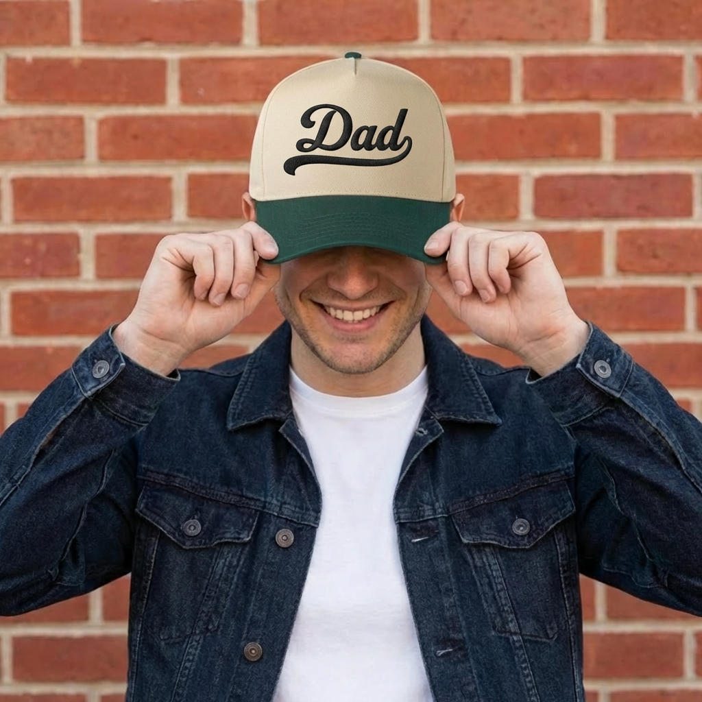 Embroidered Canvas Trucker Hats for Dad