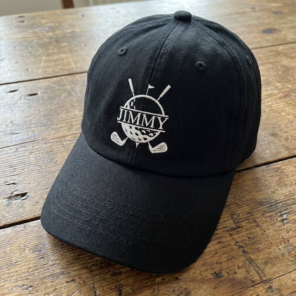 Custom embroidered golf dad hat Father's Day gift for golfer