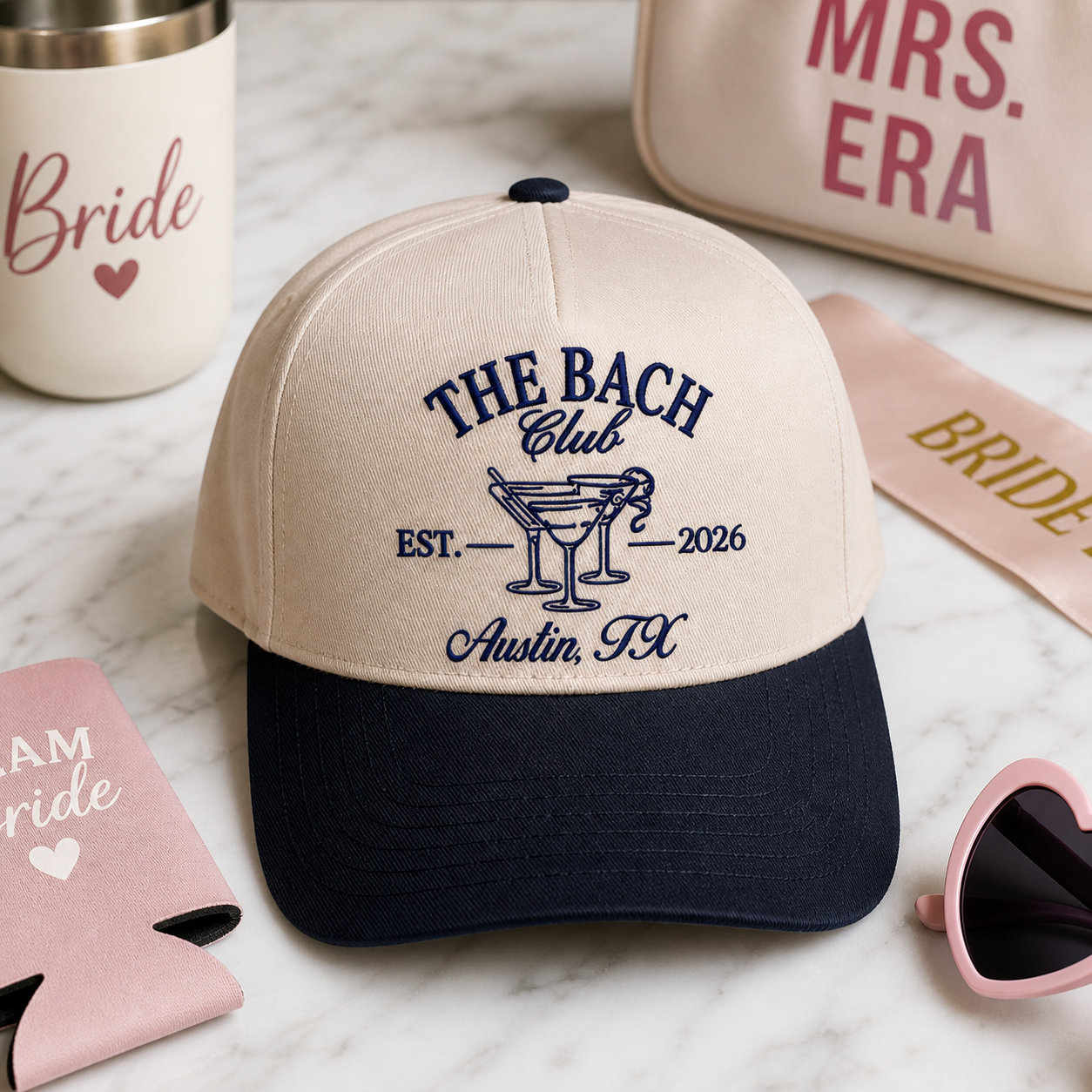 Personalized The Bach Club Embroidered Trucker Hats