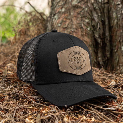 Personalized Dad Trucker Hat with Patch