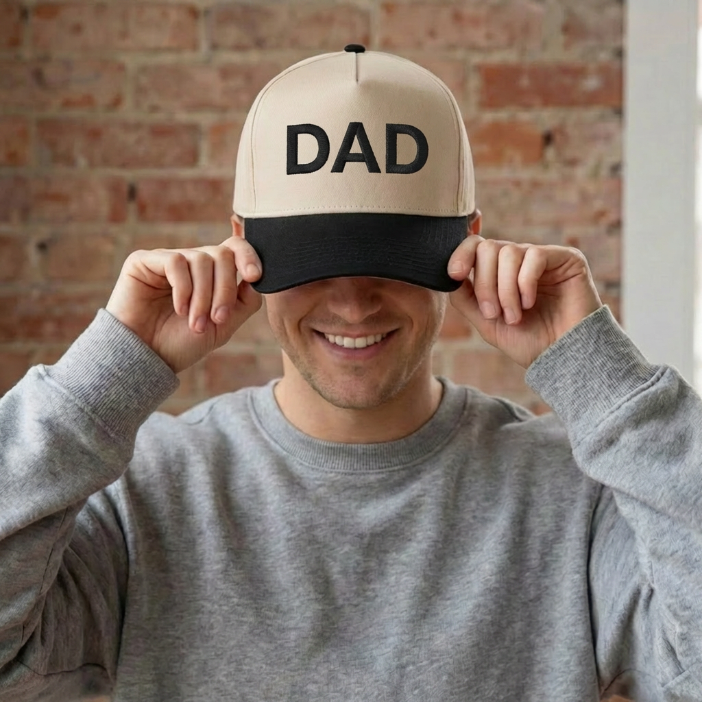 Embroidered Canvas Trucker Hats for Dad