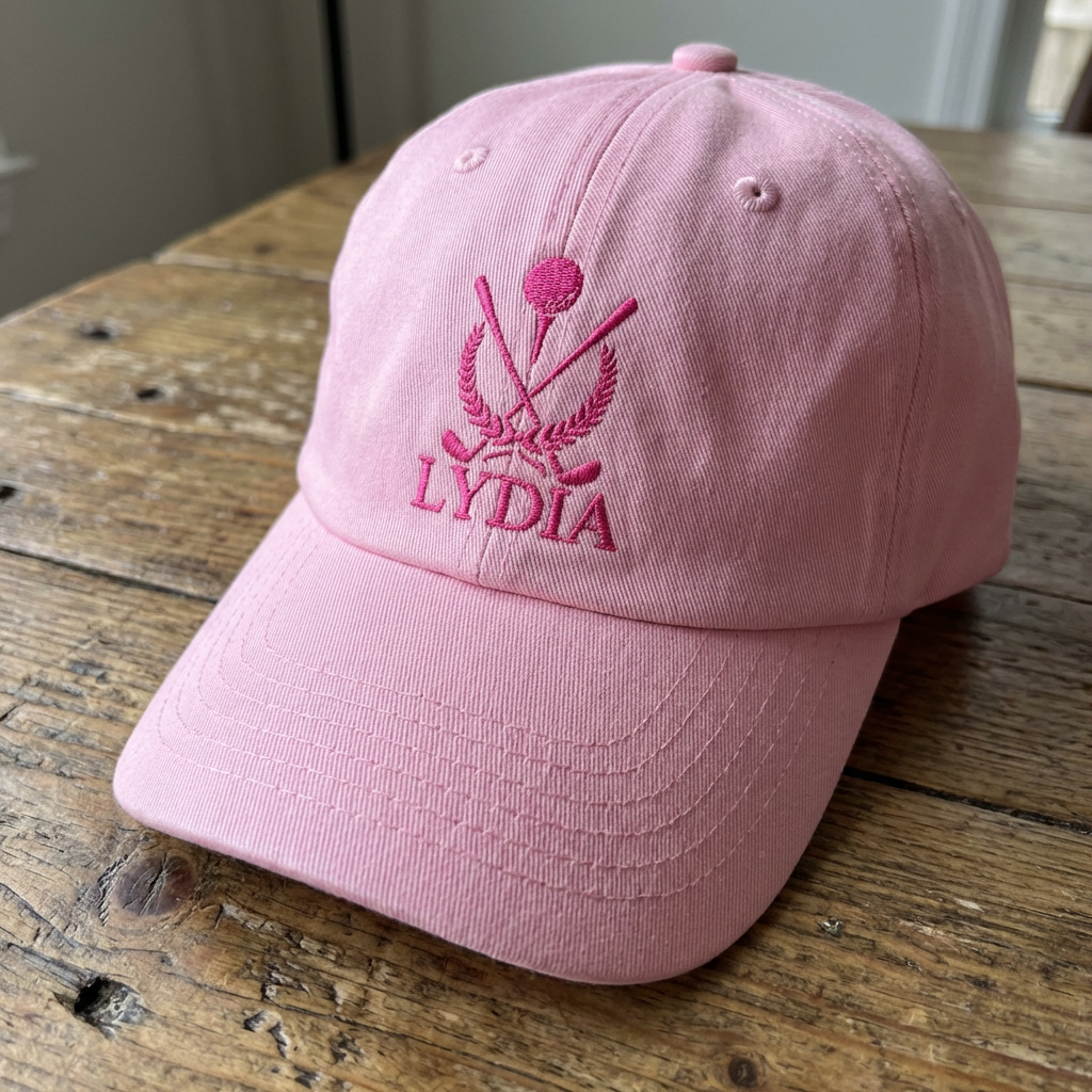 Custom golf hats lineup colors groomsmen golf trip gift