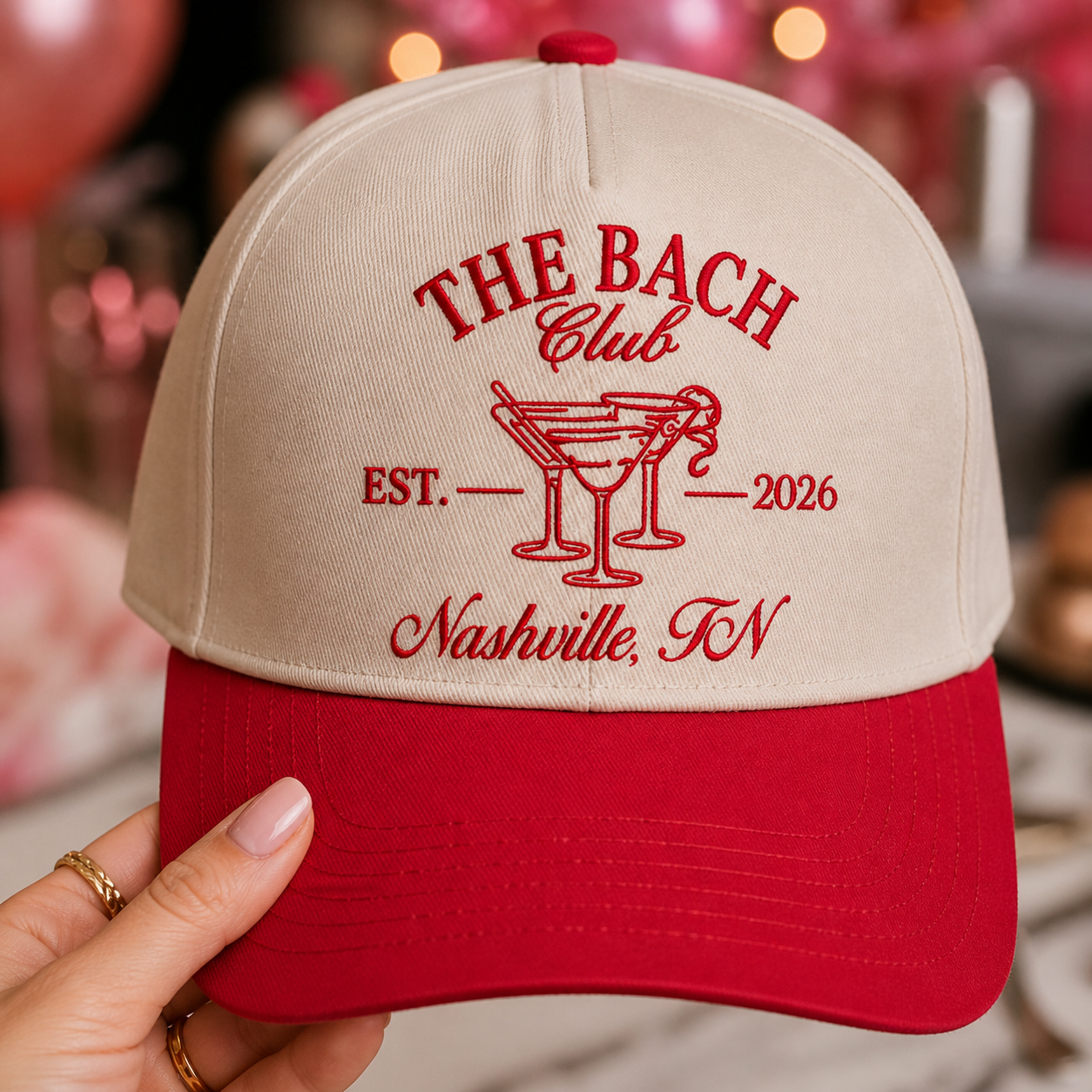 Personalized The Bach Club Embroidered Trucker Hats