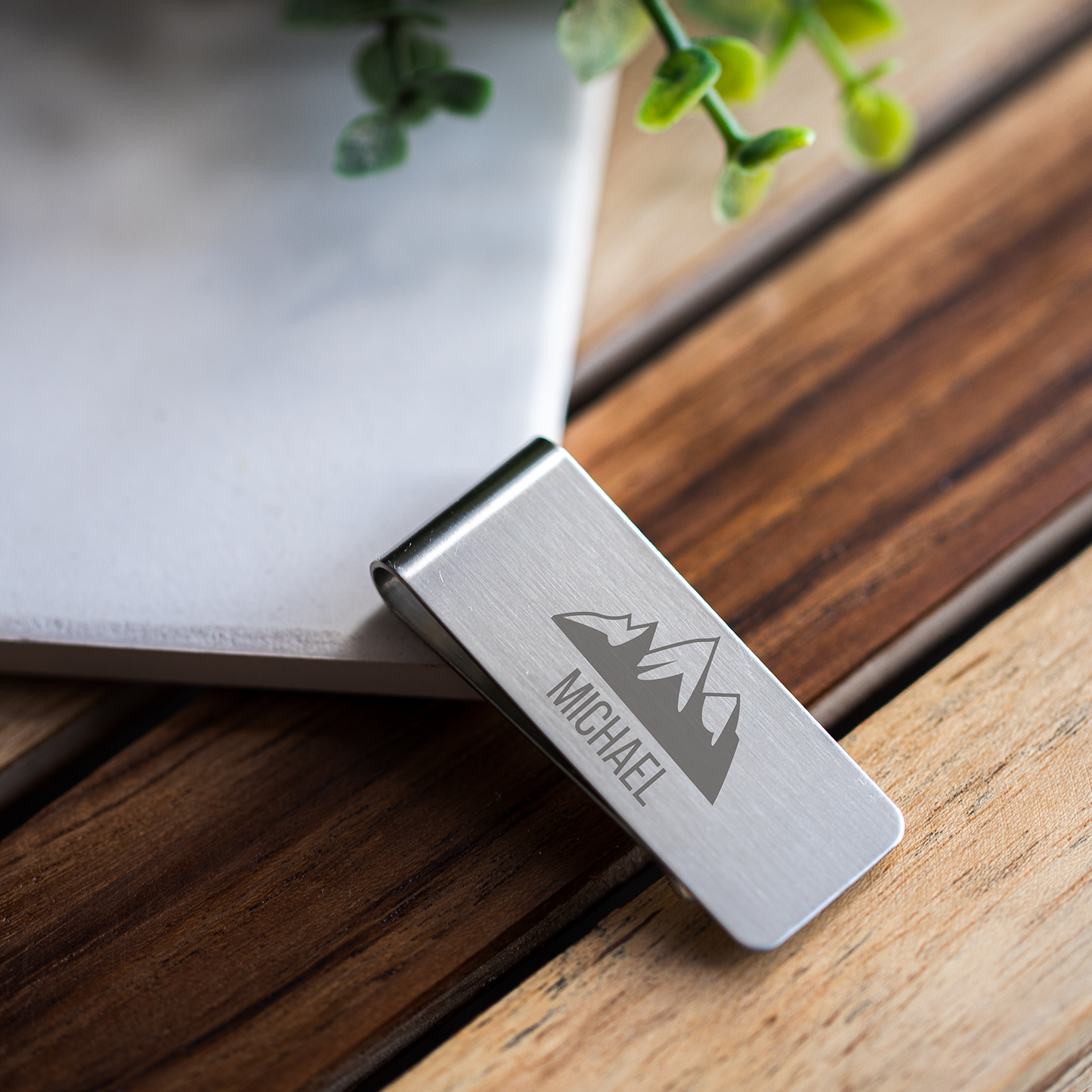Money clip side profile - wedding party gift