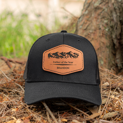 Personalized Dad Trucker Hat with Patch