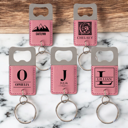 Set of 5 Custom Keychain Bottle Openers