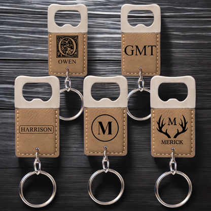 Set of 5 Custom Keychain Bottle Openers