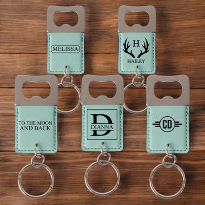 Set of 5 Custom Keychain Bottle Openers