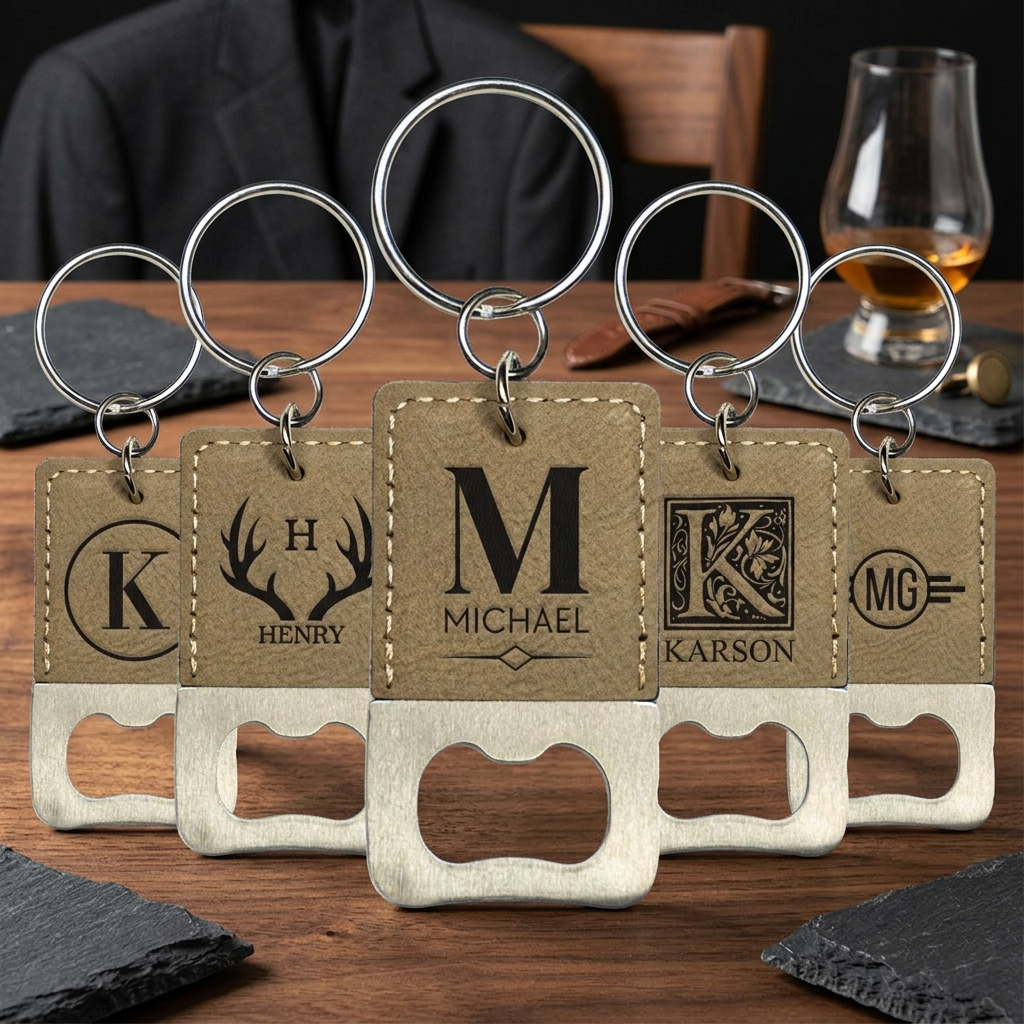 Set of 5 Custom Keychain Bottle Openers