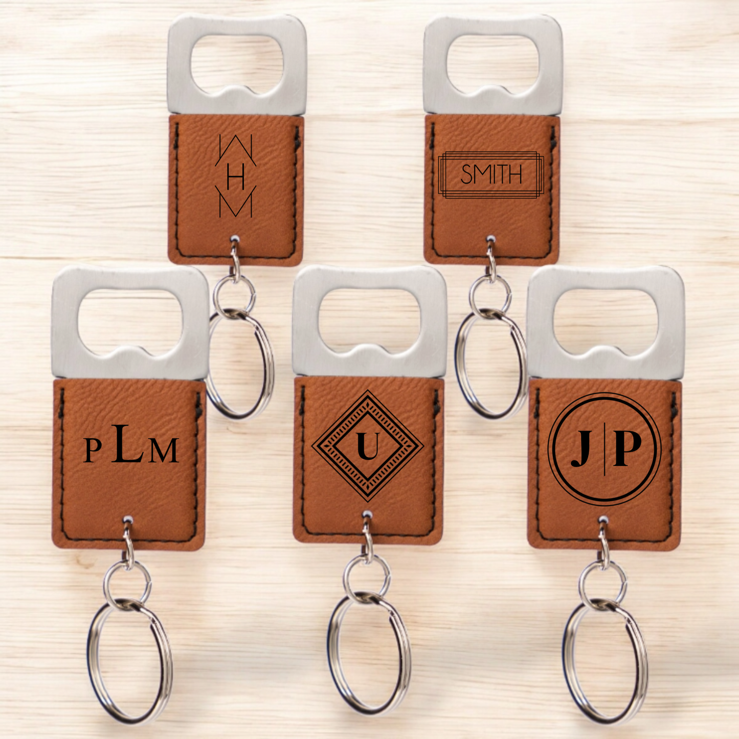 Signature keychain bottle opener in Pink - bridesmaid gift