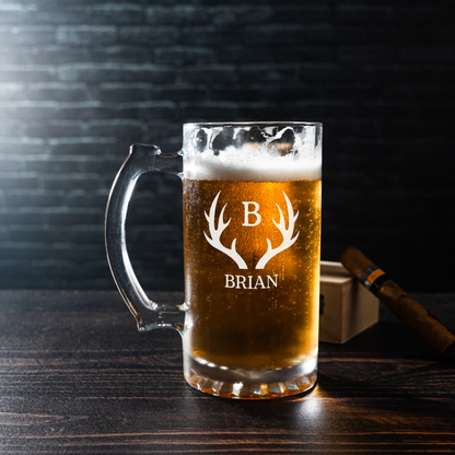Set of 5 Groomsmen 25oz Beer Mugs