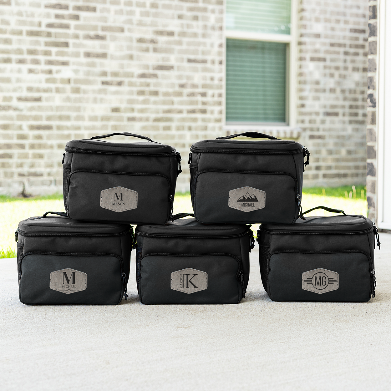 Cooler bag patch color options - groomsman proposal gift
