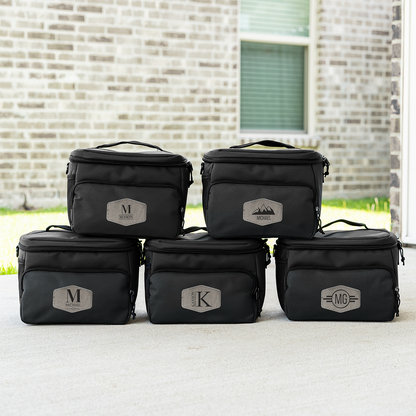 Cooler bag patch color options - groomsman proposal gift