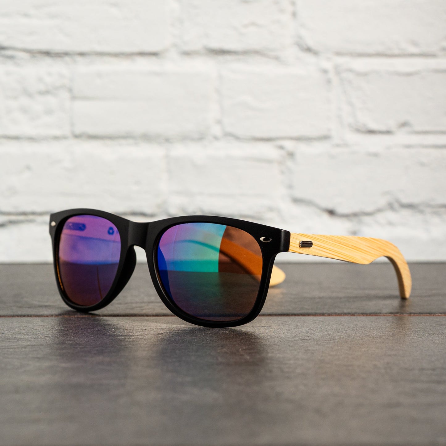 Personalized Wayfarer Wood Sunglasses