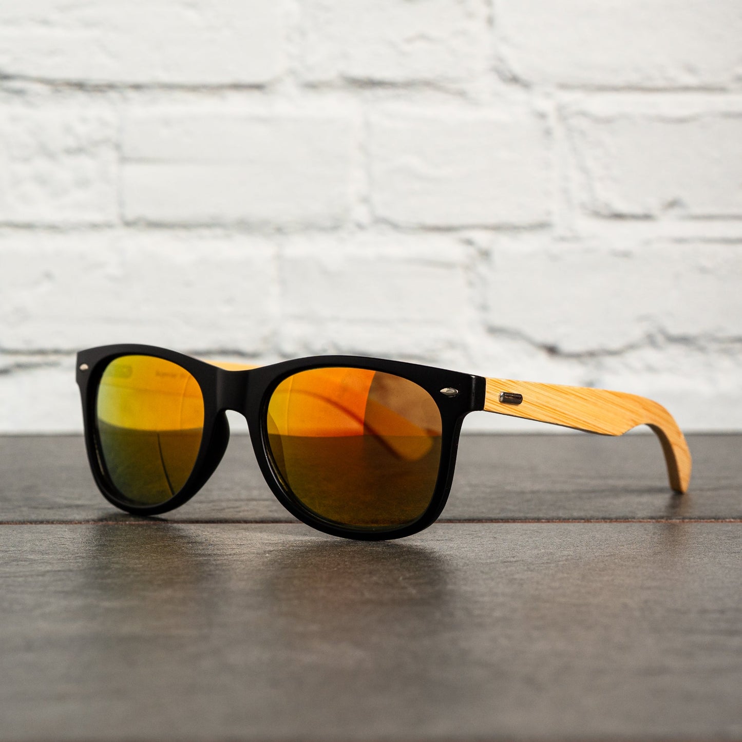 Personalized Wayfarer Wood Sunglasses