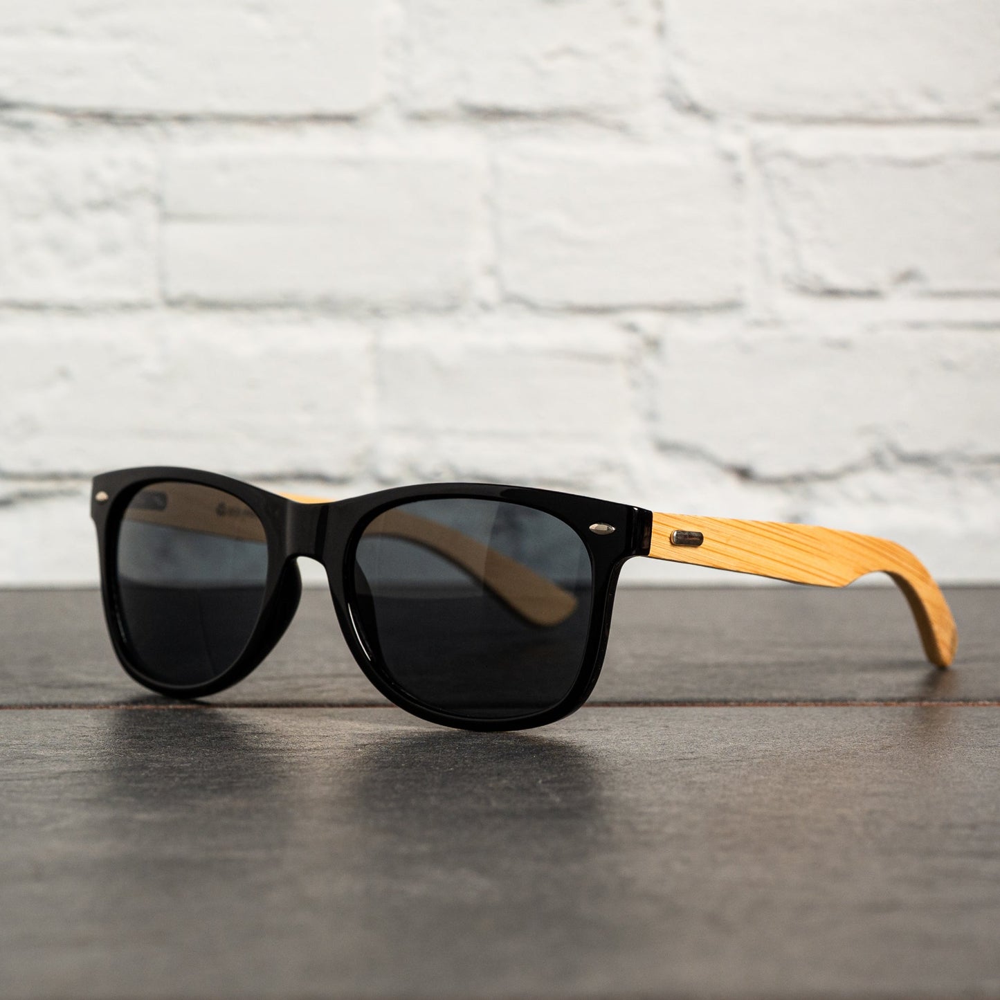 Personalized Wayfarer Wood Sunglasses