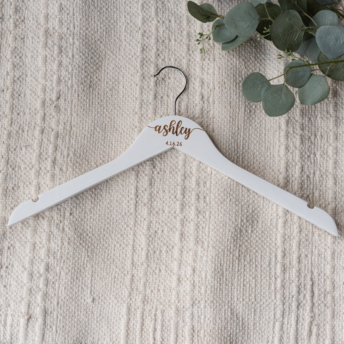 Engraved wedding hangers bulk bridesmaid order set