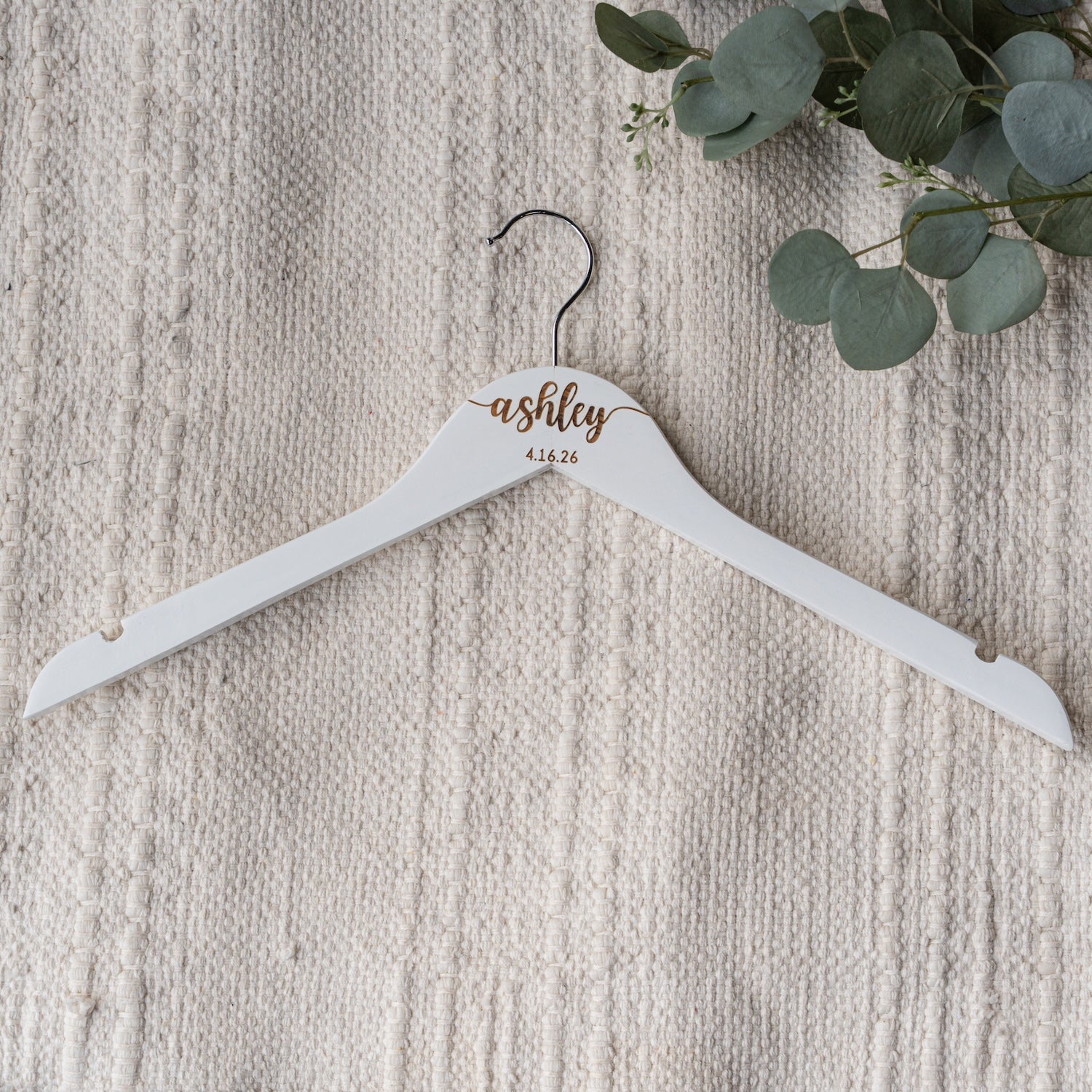 Engraved wedding hangers bulk bridesmaid order set