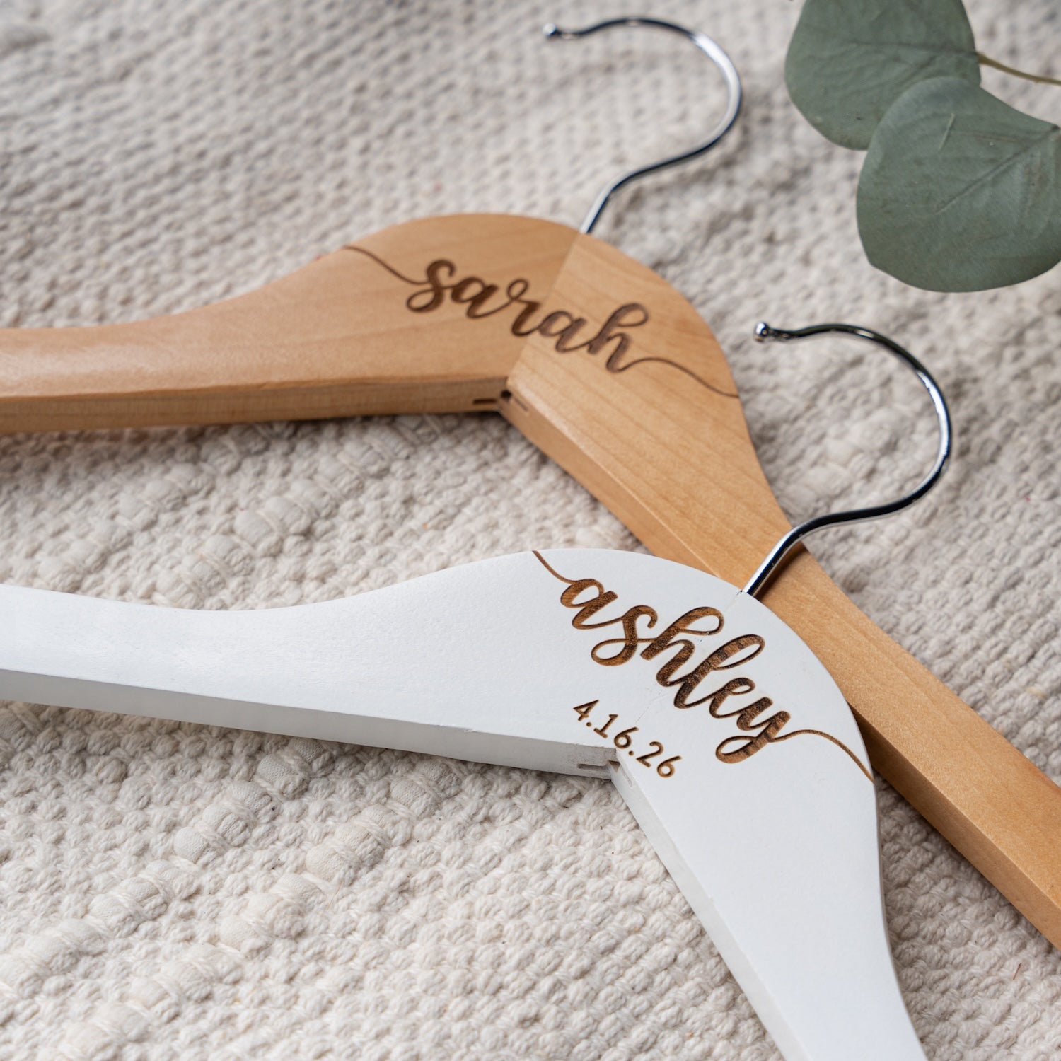 Bridesmaid wedding hangers set custom wedding party gift